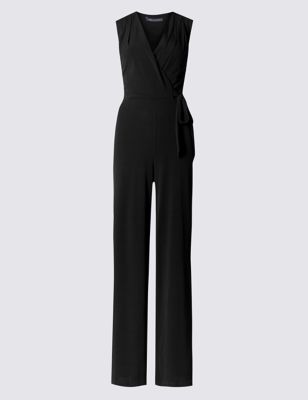 Tailored Fit Sleeve less Jumpsuit
